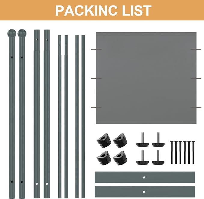 Room Divider Single Panel, 6FT Large Privacy Screen - Image 8