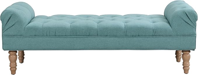 Christopher Knight Home Teaki Mid-Century Modern Upholstered Ottoman Bench - Image 10