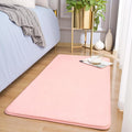 Modern Washable Runner Rugs, 2x3 Feet Pink Bedroom Runner Rug | Small Area Rugs by AmeareaDirect