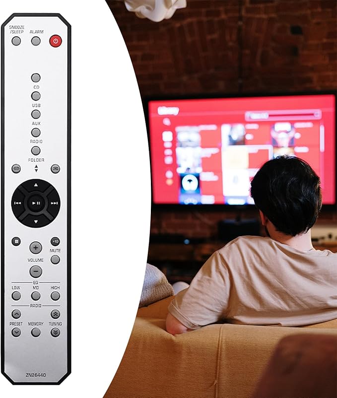 Media Controller Featuring Ergonomic Button Layout and Wide Compatibility for ISX-B820 ISX-800 MCR-B043D