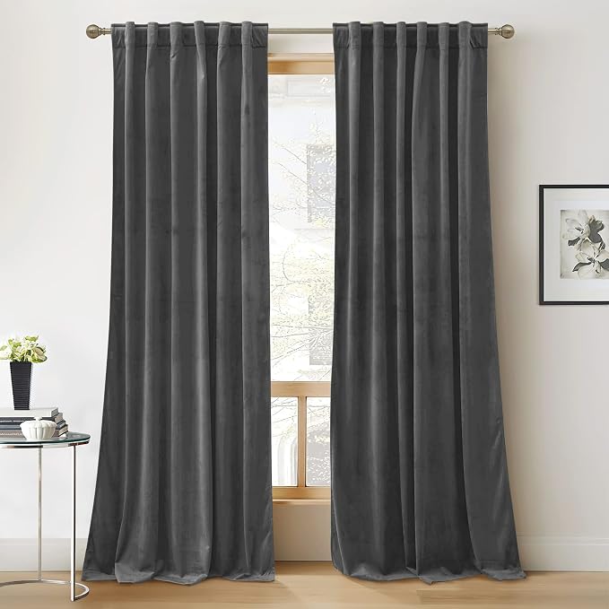 RYB HOME Velvet Curtains for Living Room by RYBHOME