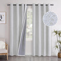 YoungsTex Linen Blackout Curtains 84 Inches Long by YoungsTex
