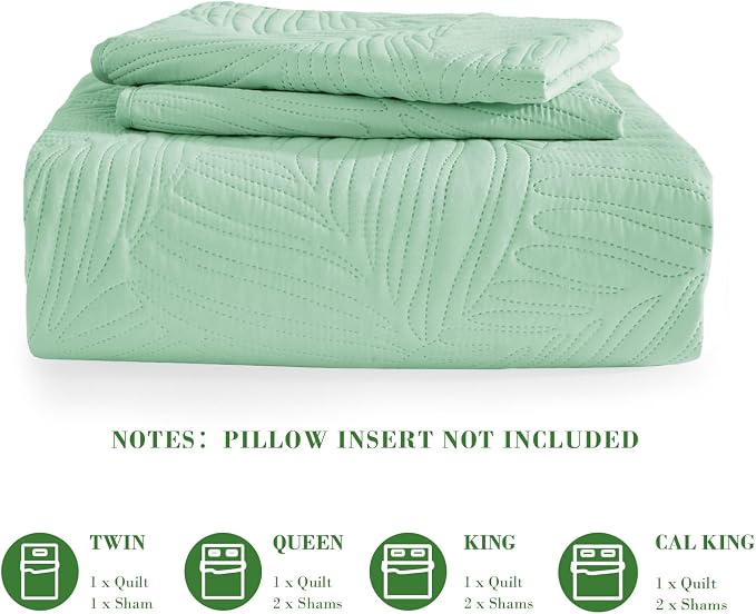 Exclusivo Mezcla 2-Piece Twin Quilt Bedding Set, Soft Microfiber Bedspreads | - Image 6