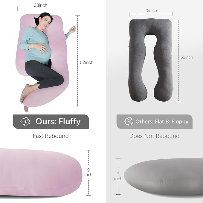 MOON PARK Pregnancy Pillows for Sleeping - Image 7
