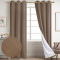 Diraysid 100% Blackout Curtains Cappuccino Linen Curtains by Diraysid%2C+refresh+your+life
