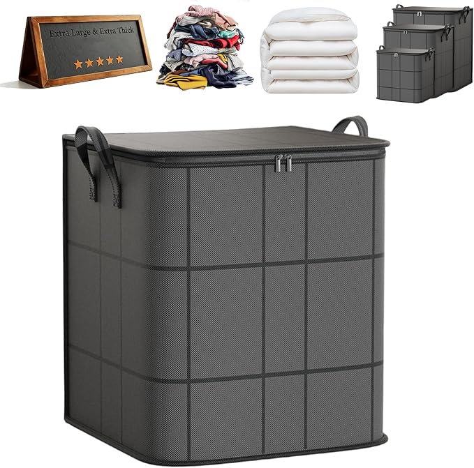 180L Spacious Moving Storage Bin by Unknown
