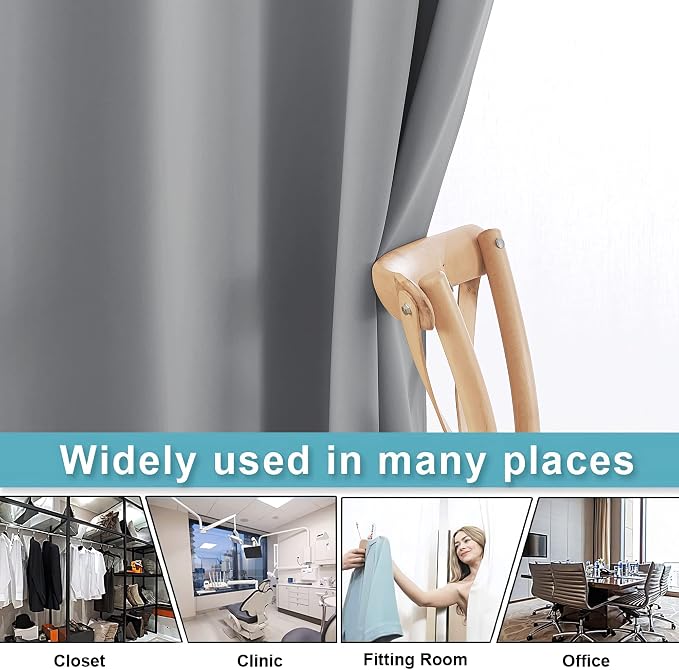 RYB HOME Blackout Curtains Room Dividers - Image 5