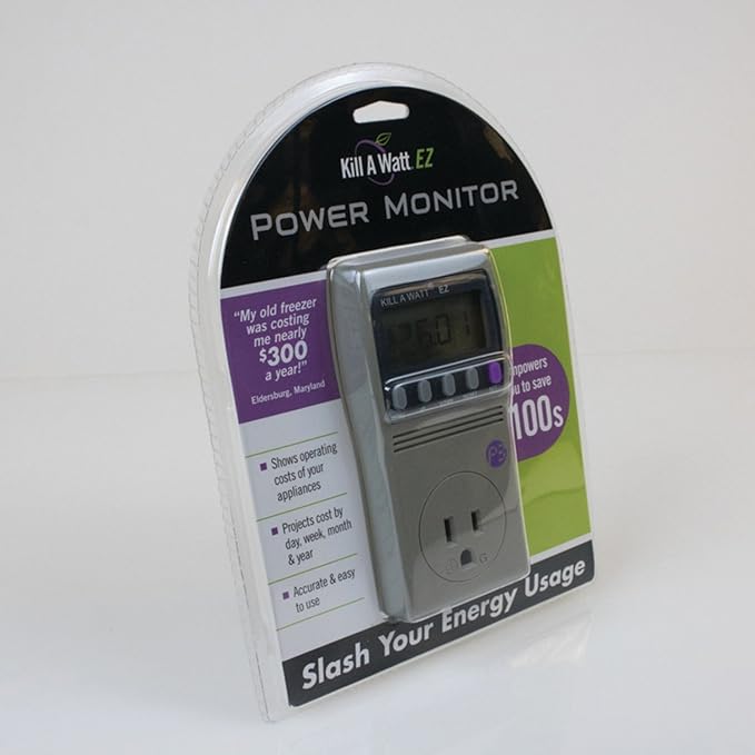 P3 International P4460 Kill A Watt EZ Electricity Usage Monitor, grey (5-Pack)