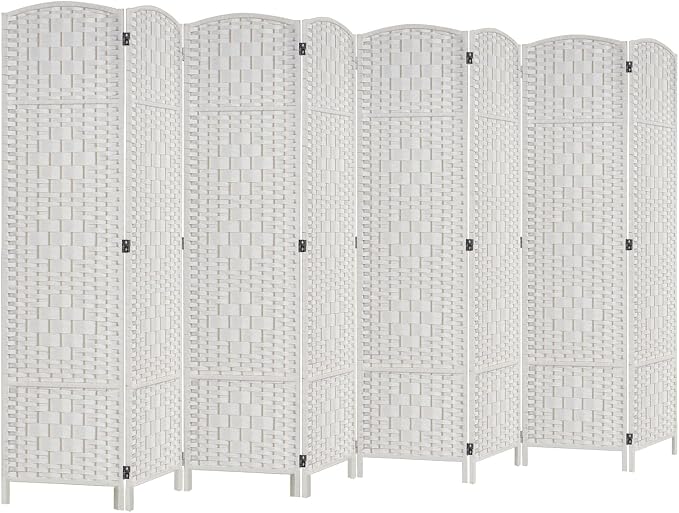RHF Room Divider Panel, Partition Room Dividers, 8Panel Privacy Screen by RoseHomeFashion