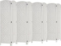 RHF Room Divider Panel, Partition Room Dividers, 8Panel Privacy Screen by RoseHomeFashion