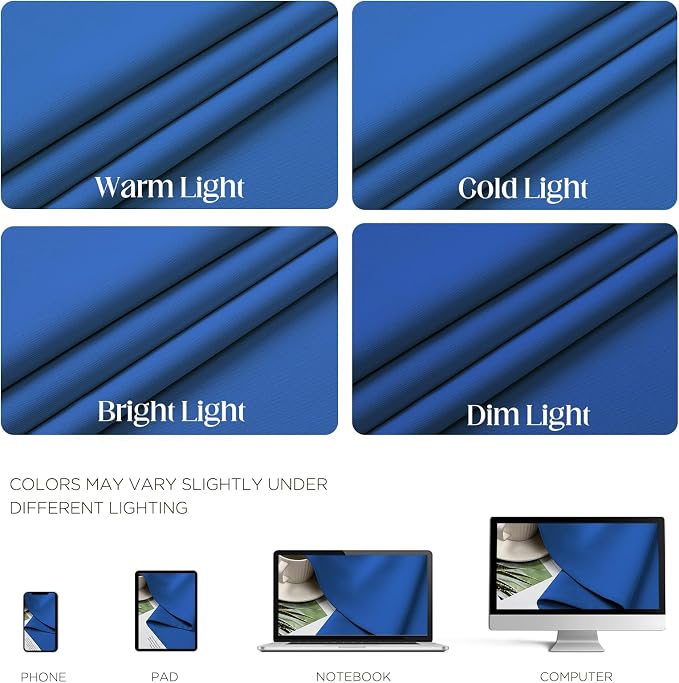 CUCRAF Blackout Curtains 84 inch Length 2 Panels Set, Room Darkening Drapes - Image 4