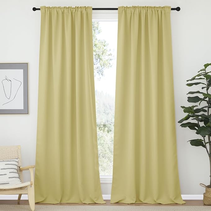 NICETOWN Bedroom Curtains Blackout Curtain Panels - Image 2