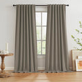 Thermal Blackout Curtains 126 Inches Long by KEQIAOSUOCAI