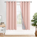 XWZO 100% Blackout Curtains 2 Panels by XWZO