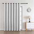 CUCRAF Custom Silver Grey Blackout Curtains 1 Panel Set, Thermal Insulated by CUCRAF