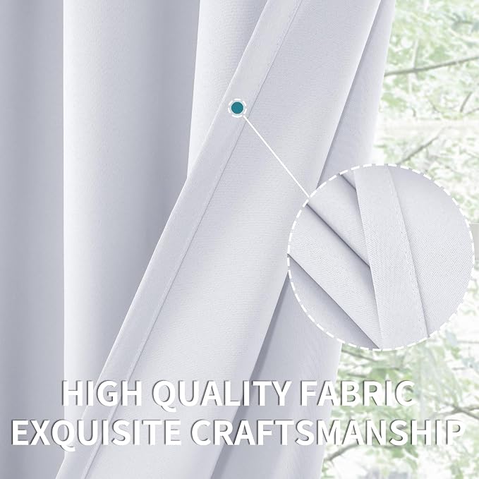 BGment Room Darkening Curtains 45 Inch Length - Image 4