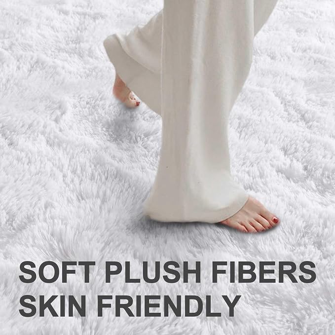 8x10 Ft Extra Large Shag Rugs for Living Room, Ultra Soft Fluffy Furry Area - Image 5