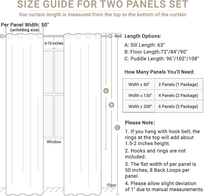 Linen Textured Total Blackout Curtains - Image 7