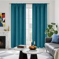 BGment Teal Blue Blackout Curtains 2 Panels Set by BGment