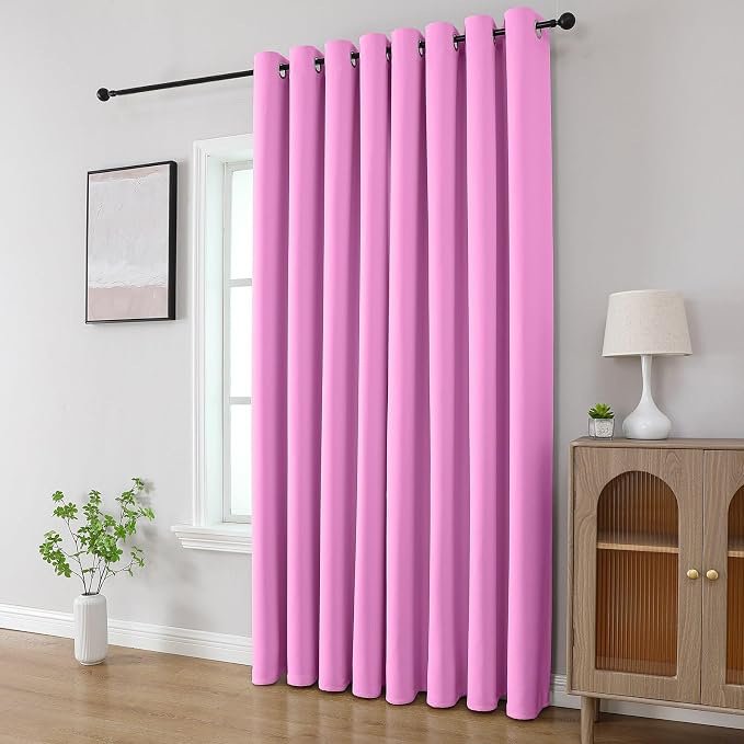 CUCRAF Blackout Curtains 96 inch Length 2 Panels Set, Room Darkening Drapes - Image 8