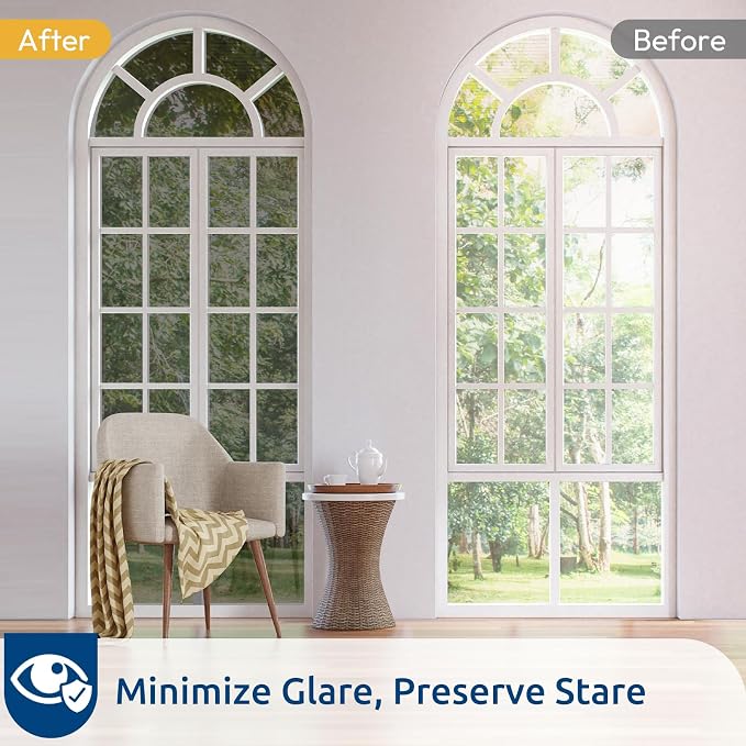 rabbitgoo Window Privacy Film One Way, 23.6" x 78.7", Heat Sun Blocking Anti UV - Image 6