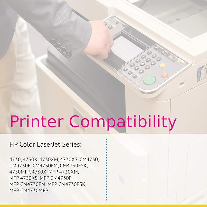 CS Replacement Toner Cartridge Compatible with HP 644A Q6460A Black Color 4730 4730X 4730XM 4730XS CM4730 CM4730F CM4730FM CM4730FSK 4730MFP 3 Set