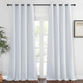 NICETOWN Blackout Living Room Curtain Greyish White by NICETOWN