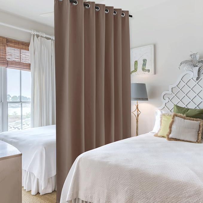 RYB HOME Room Divider Blackout Curtains - Image 4