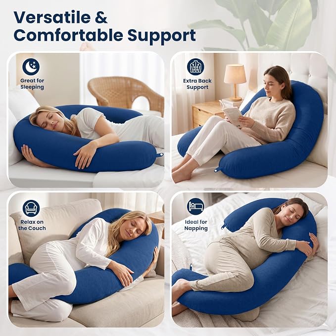 TranquilRelax C Shaped Body Pillow - Image 6