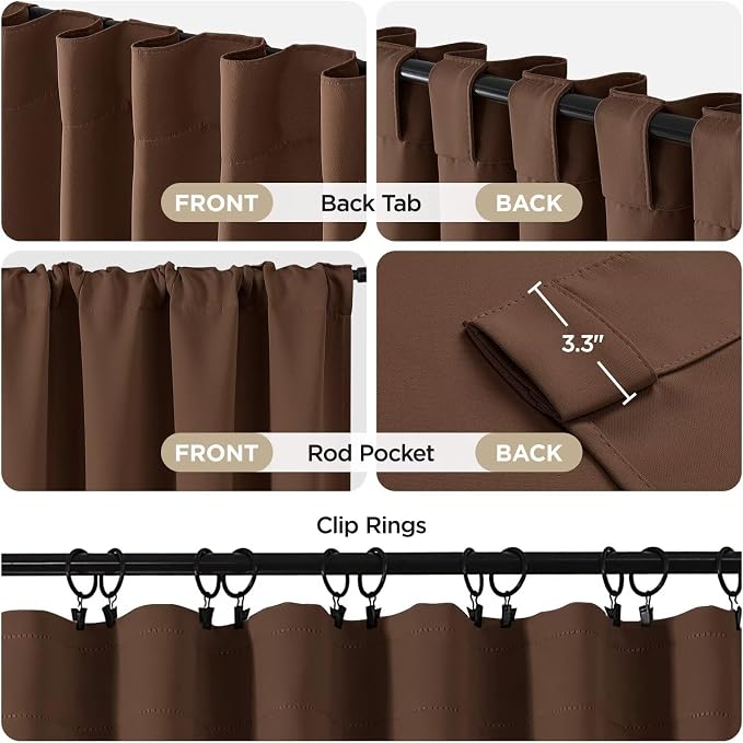 Joydeco Blackout Curtains 84 Inch Long - Image 2