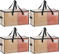 VENO Moving Bags, Storage Bags, Wide Open Top, 4 Pack | Moving boxes Alternative by Veno