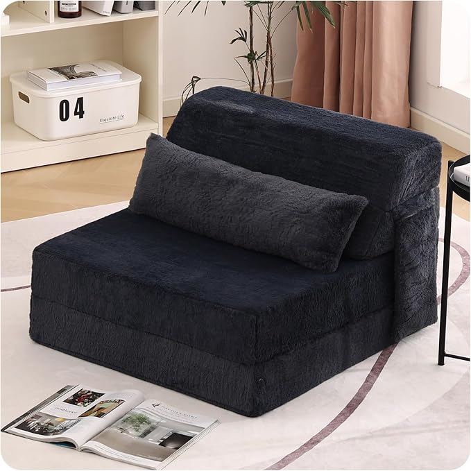 Convertible Folding Sofa Bed Single Size by TiitaHome