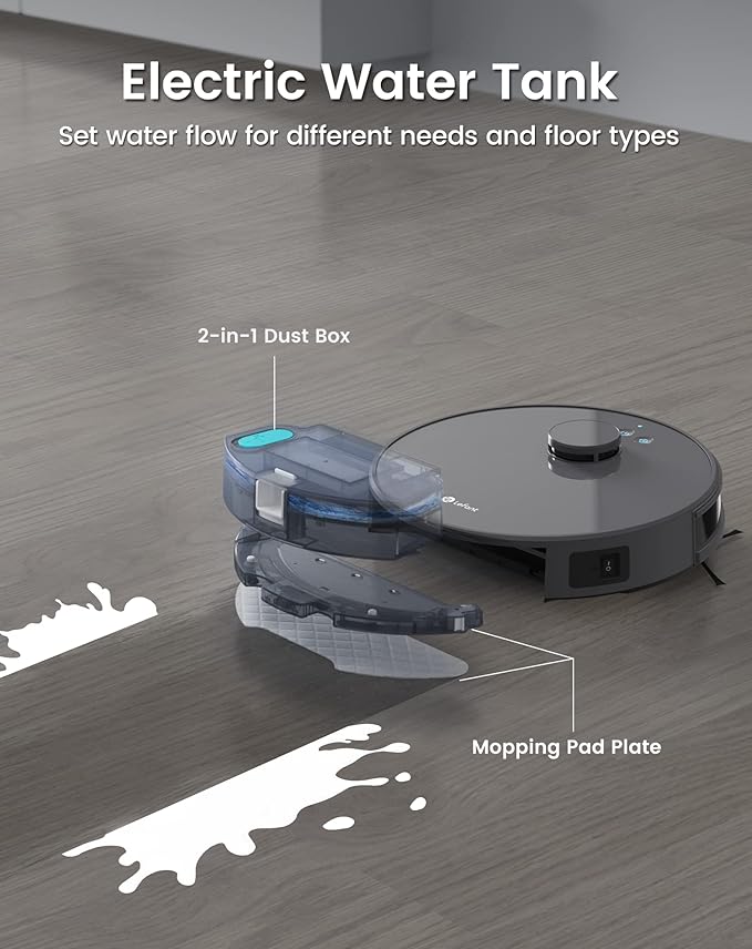 Lefant Robot Vacuum, 2200Pa Suction, 120 Min Runtime, Self-Charging Robotic Vacuum Cleaner, Slim, Quiet, WiFi/APP/Alexa