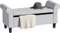 HOMCOM 47" Ottoman wih Storage End of Bed Bench by HOMCOM