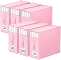 StorageTastic 6 Pack Bed Sheet Closet Organizers and Storage, Sturdy Foldable by StorageTastic