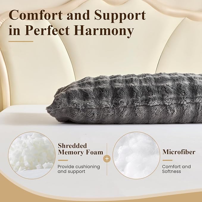 SHOUREN Large Body Pillow, Long Bed Pillow - Image 3