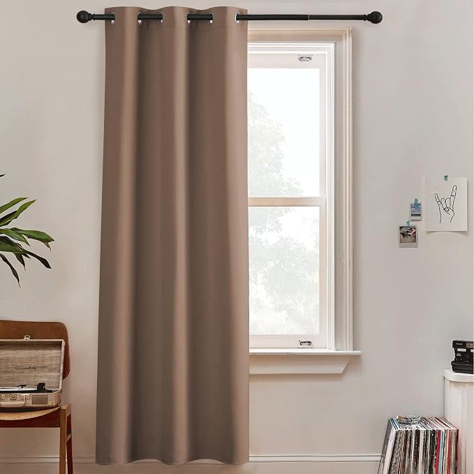 RYB HOME Blackout Curtains for Living Dining Room Bedroom Office Loft Dorm | by RYBHOME
