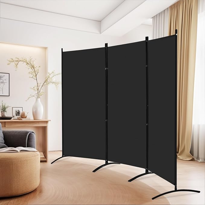 ZENY Room Divider, 3 Panel Folding Privacy Screens, Freestanding Room Divider by ZENY