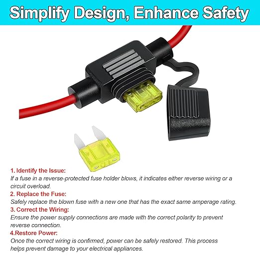 12V to 24V 3A DC Converter - Durable, Waterproof Step-Up Voltage Regulator and Power Boost Transformer, Ideal for Golf Carts & Club Cars