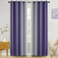 COSVIYA Curtains & Drapes Grommet Ombre Lilac Curtains W52 x L63 Inch | Room by COSVIYA