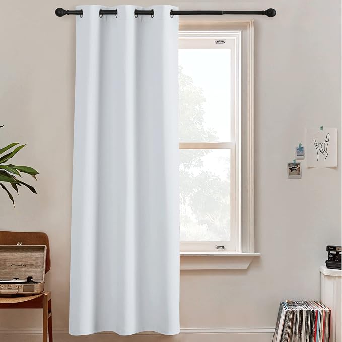 RYB HOME White Curtains Room Divider by RYBHOME