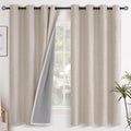 YoungsTex Oatmeal Linen Blackout Curtains by YoungsTex