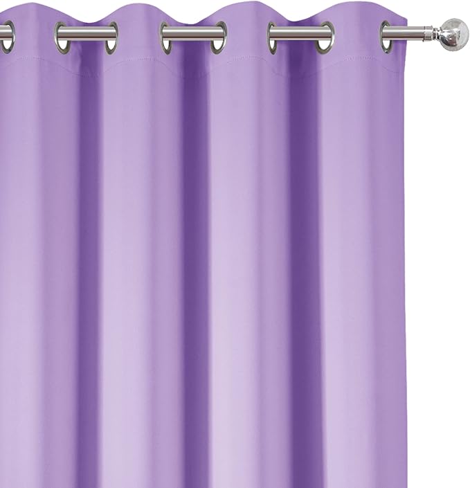 Blackout Curtains 52 x 95 inch/Lavender Curtains Set of 2 Panels/Thermal - Image 7