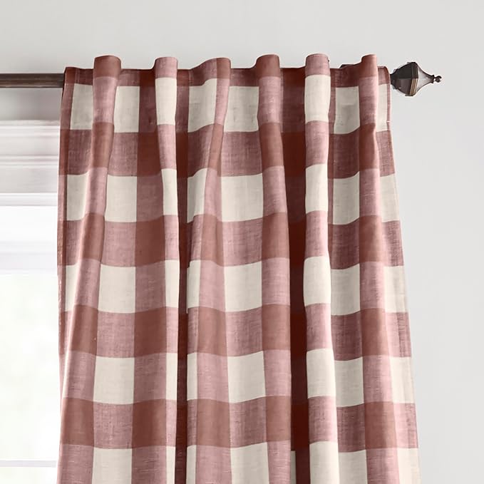 Grainger Rod Pocket Back Tab Window Curtain Panel - Image 3