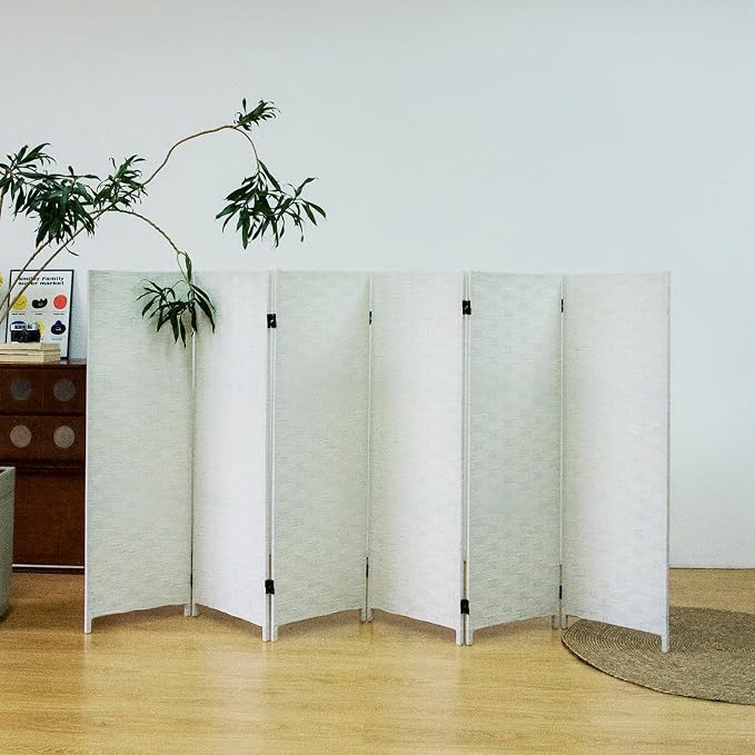 6 Panel Double Sided Short Room Divider - Image 3