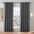 PONY DANCE Blackout 80 inch Length Curtains 2 Panels Set, Thermal Insulated by PONYDANCE
