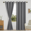 DWCN Grey Blackout Curtains for Bedroom by DWCN