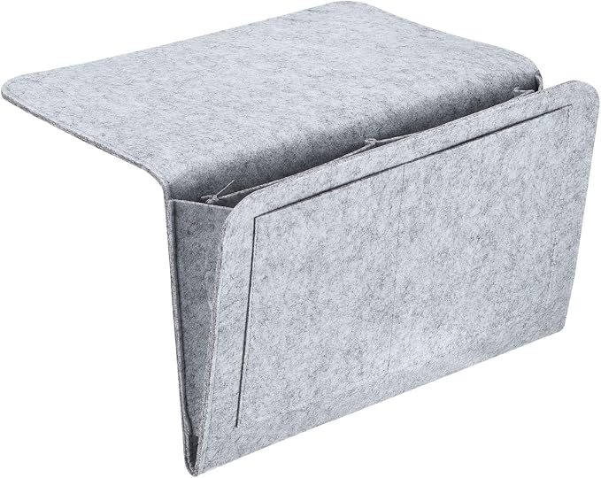 PATIKIL 13in Bedside Caddy, Bed Caddy Bedside Organizer Hanging 5 Pocket Soft by PATIKIL