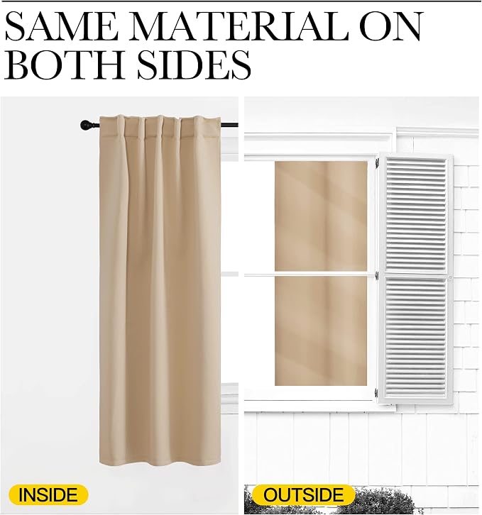 NICETOWN Living Room Darkening Curtains - Image 6