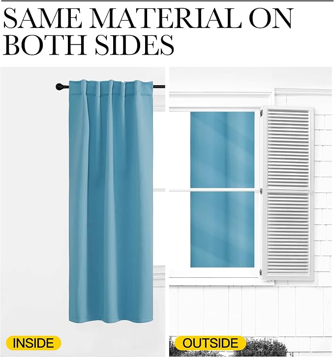 NICETOWN Living Room Blackout Draperies Curtains - Image 6